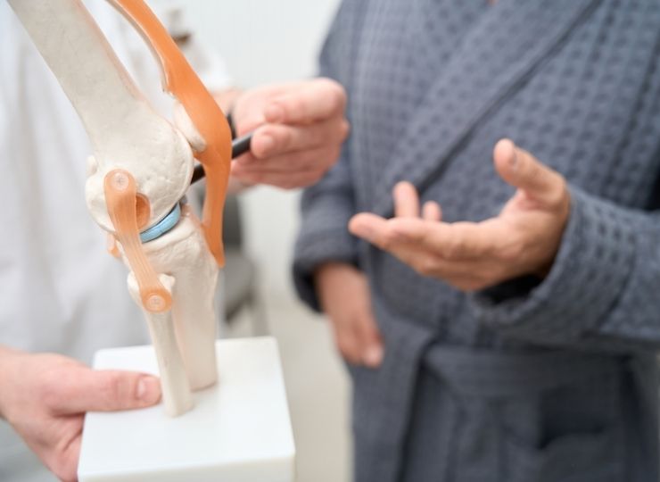 Kniebehandlung: Meniskusriss